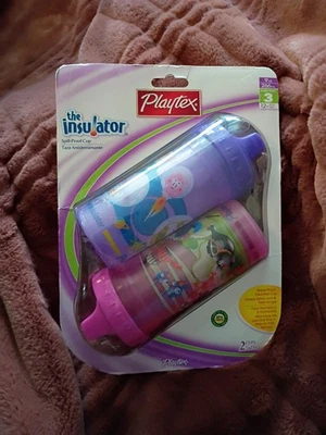 Playtex The Insulator Spill Proof Cup Sealed 2 Pack Vtg 9oz - Image 1 of 4