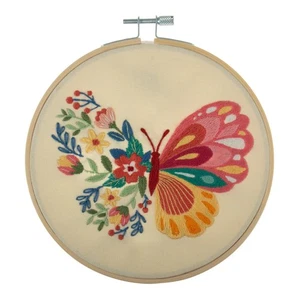 Trimits Butterfly Embroidery Hoop Kit - Picture 1 of 1