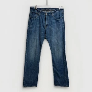 AMERICAN EAGLE 36X34 MENS JEANS ORIGINAL STRAIGHT MEDIUM WASH 100% COTTON GREAT - Picture 1 of 14