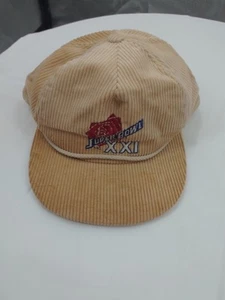 VINTAGE SUPER BOWL XXI CORDUORY SNAPBACK ROPE HAT ADULT OSFA EMBROIDERED - Picture 1 of 10