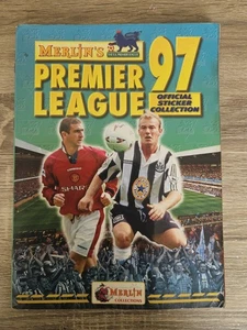 Merlin Premier League 97 Football Sticker Collection Album Book 100% Complete - Picture 1 of 14
