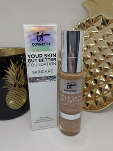 IT Cosmetics Your Skin But Better Foundation + Skincare 30ml - Tan Warm 41 - NEW - Picture 1 of 8