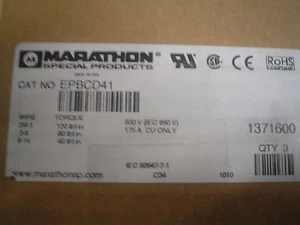 Lot of 3 - EPBCD41 Marathon power block -   Qty 3   60 day warranty - Picture 1 of 2