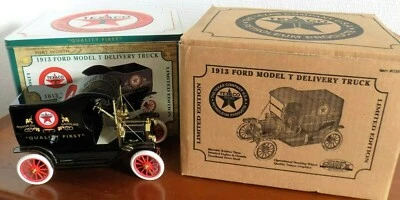  Gearbox Texaco (2) Piece 1913 Ford Model T Dlvy Trucks,1:16, Red & Black Models - Image 1 of 4