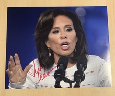 JUDGE JEANINE PIRRO SIGNED 8x10 PHOTO ACTRESS AUTOGRAPHED TV STAR SHOW COA
