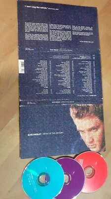 3-CD-LUXUSAUSGABE ELVIS PRESLEY Artist Of The Century RCA 1999 84-Seiten-Bücher - Bild 1 von 2
