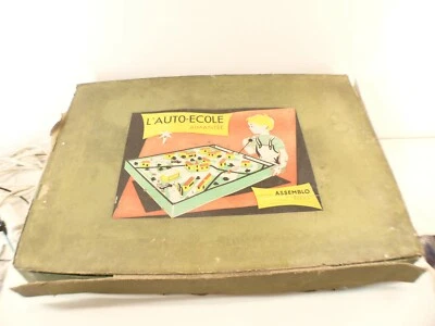 Jeu Assemblo Aimanto L'auto-école aimantée en boite ancien - Photo 1/4