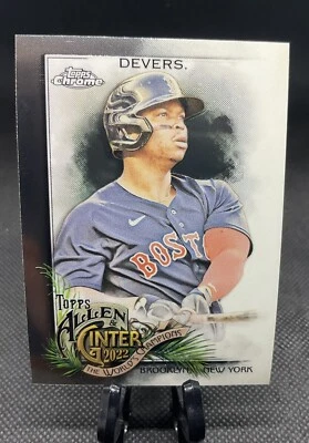 2022 Allen and Ginter Chrome #46 Rafael Devers - Boston Red Sox - Image 1 of 3