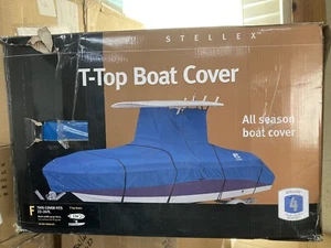 Classic Accessories Stellex Center Console Boat with T-Top roof, 22'-24'L (F) - Picture 1 of 2