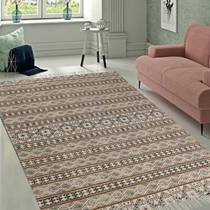 Cotton Printed Handmade Area Rug Carpet Flooring Rugs Indoor Floor Decor - Picture 1 of 9
