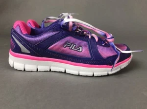 Fila Dark Pink Deep Blue Finest Hour Neoprene Women's Running Classic 6 1/2 - Picture 1 of 9
