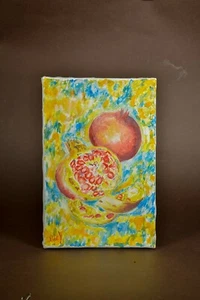 Oil painting Pomegranates in the style of impressionism legend Satar Bahlulzade  - Picture 1 of 10