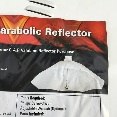 VertiLume 42" Parabolic Reflector White, REF-007 - Image 1 of 4