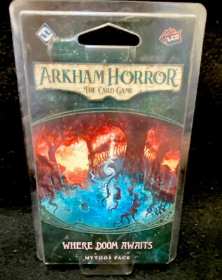 Arkham Horror The Card Game: Where Doom Awaits Mythos Pack 2016 Sealed - Image 1 of 2