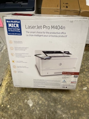 HP LaserJet Pro M404n Monochrome Laser Printer - Image 1 of 2