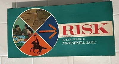 Vintage Risk Parker Brothers Continental Board Game 1968  *COMPLETE* - Image 1 of 4