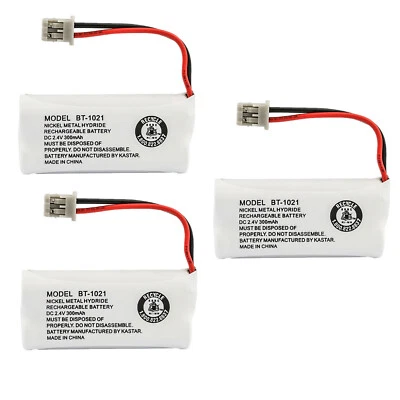 Аккумулятор Kastar (3 шт.) для беспроводной трубки Uniden BT-1021 BT1021 BBTG0798001 - Изображение 1 из 4