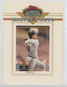 1992 Topps Stadium Club Master Photo Cal Ripken Jr HOF