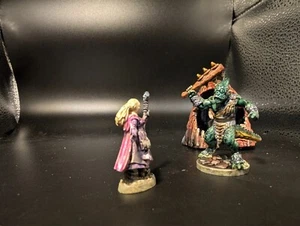 Gut bemalte Draconian/Dino Man Reaper Barbar dnd Fantasy Miniatur - Bild 1 von 4