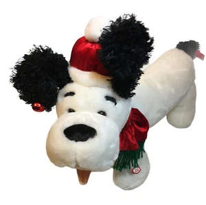 RARO Dan Dee Perro Cantando Peluche Dachshund Iluminado Mejillas Aleta Orejas 24" Perro - Imagen 1 de 10