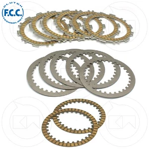 SET COMPLETO DISCHI FRIZIONE ORIGINALI FCC JAPAN PER YAMAHA T MAX TMAX 530 2012 - Imagen 1 de 2