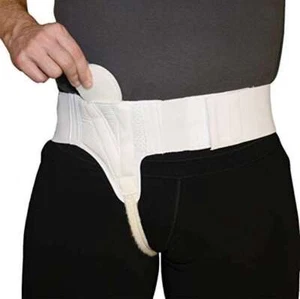 Correas de armadura para hernia inguinal/ingle del lado derecho AT con almohadillas X-grandes - Imagen 1 de 3
