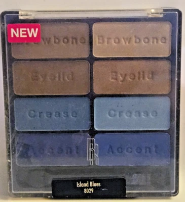 Paleta de sombras de ojos Imperfect Black Radiance Eye Appeal - Island Blues - Sellada Foto 1 de 4