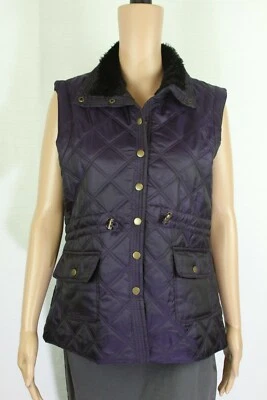 Женский фиолетовый пуховик жилет легкий изолированная куртка, теплая зимняя верхняя одежда - Изображение 1 из 4