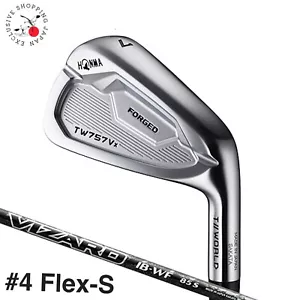 HONMA Golf Tour World 22 TW757Vx Iron #4 VIZARD IB-WF85 Graphite Shaft Flex S In - Picture 1 of 7
