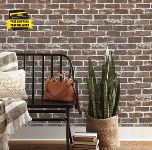 Brick Wallpaper Peel and Stick Brick Wallpaper 17.7"×118.11" Self Adhesive Remov - Picture 1 of 6