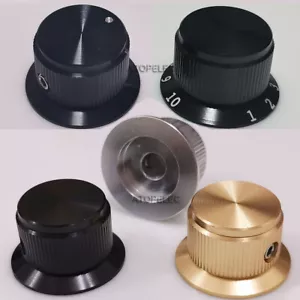 24*14mm Solid Full Aluminum Knobs Hi-Fi Audio AMP Potentiometer 6mm Shaft CNC - Picture 1 of 7