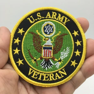 Classic U.S. Army Veteran Hook and Loop Morale Patch FREE USA SHIPPING SHIPS FRO - Picture 1 of 1