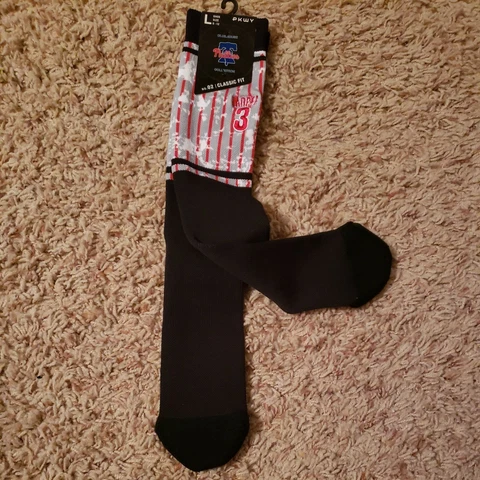 NWT MLB Philadelphia Phillies Bryce Harper Adult Socks, Sz L (Sz 6-12) Cover