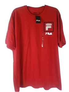 Mens XL Fila Logo Graphic Front And Back Print Tshirt - Picture 1 of 5