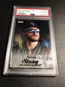2017 Stadium Club rifrattori cromati #SCC65 Trevor Story PSA 10 gemme ottime condizioni - Foto 1 di 2