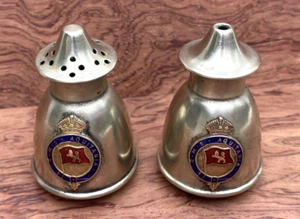 AQUITANIA R.M.S. Cunard Line (1914-1934) Original E.P.N.S.Salt&Pepper,RARE!!#B1 - Picture 1 of 16