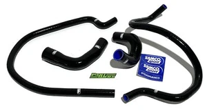 Samco Sport Coolant Hoses Black for Ford Capri MK3 2.0Ltr S Laser Manual Choke - Picture 1 of 8