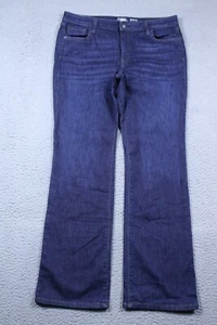 Amazon Essentials Jeans Girls 14 Blue Mid Rise Bootcut Dark Stretch Denim 34x31 - Picture 1 of 12