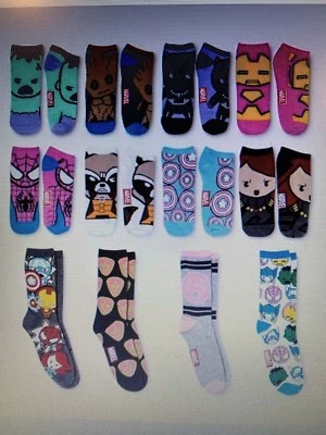 Marvel Women's 12 Days of Socks Advent Calendar Size 4-10 - New in Box - Image 1 of 4