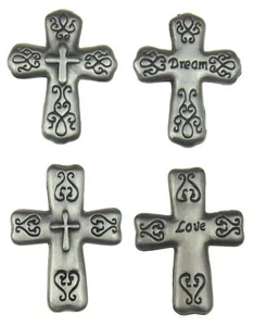 Ganz Liebe Traum Taschenkreuz Set 4 Metallkreuze Gebetskarte Geschenk religiös Geschenk - Bild 1 von 4