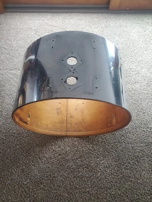 Carcasa de bombo Ludwig vintage Msple era B/O años 70 C.O.W 24x14 Foto 1 de 4