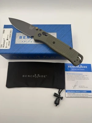 Benchmade Bugout 535 Folding Knife Ranger Green Grivory  Handle AXIS Lock - Image 1 of 3