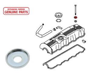 Rocker Cover Top Bolt To Seal Washer for Mitsubishi DELICA TRUCK L069P 2.5 - Picture 1 of 5