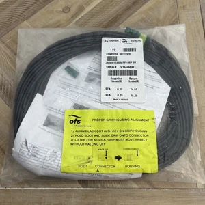 OFS Glasfaser IN/OUTDOOR Kabel 75 Fuß JR5DK001SCASCA075F - ABGRIFFBAR - Bild 1 von 4