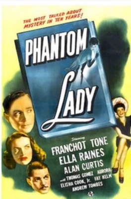 Phantom Lady (1944) Public Domain DVD, Ella Raines, Franchot Tone, - Image 1 of 3