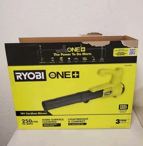 RYOBI ONE+ 18V 90 MPH 250 CFM Cordless Battery Leaf Blower (Tool Only) P21011BTL - Picture 1 of 4