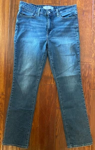 Levi Strauss Signature total formende gerade blaue Damenjeans 14M 32 x 30 - Bild 1 von 6