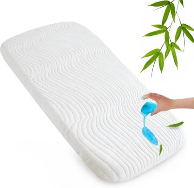 Baby Bassinet Mattress Pad 18x32x1, Waterproof with Removable Washable Cover - Image 1 of 4
