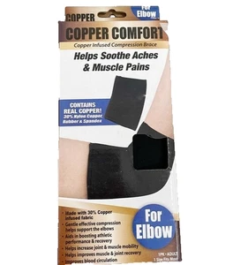 Copper Comfort Elbow SM-MED helps soothe aches & muscle pains - Picture 1 of 3