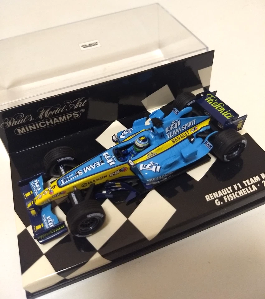 MINICHAMPS 1/43 RENAULT F1 Team R25 GIANCARLO FISICHELLA 2005 400050006 - Immagine 1 di 4